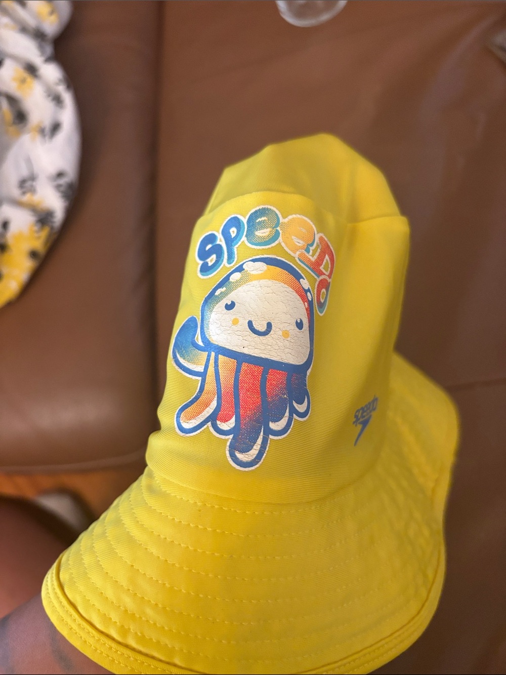 Speedo Yellow UN50+ Blockthburn Bucket Hat